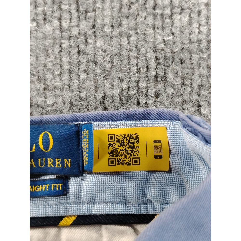 Polo Ralph Lauren Fit Chino Pants Nautical Embroidered Print AOP 32x32 - Picture 5 of 11
